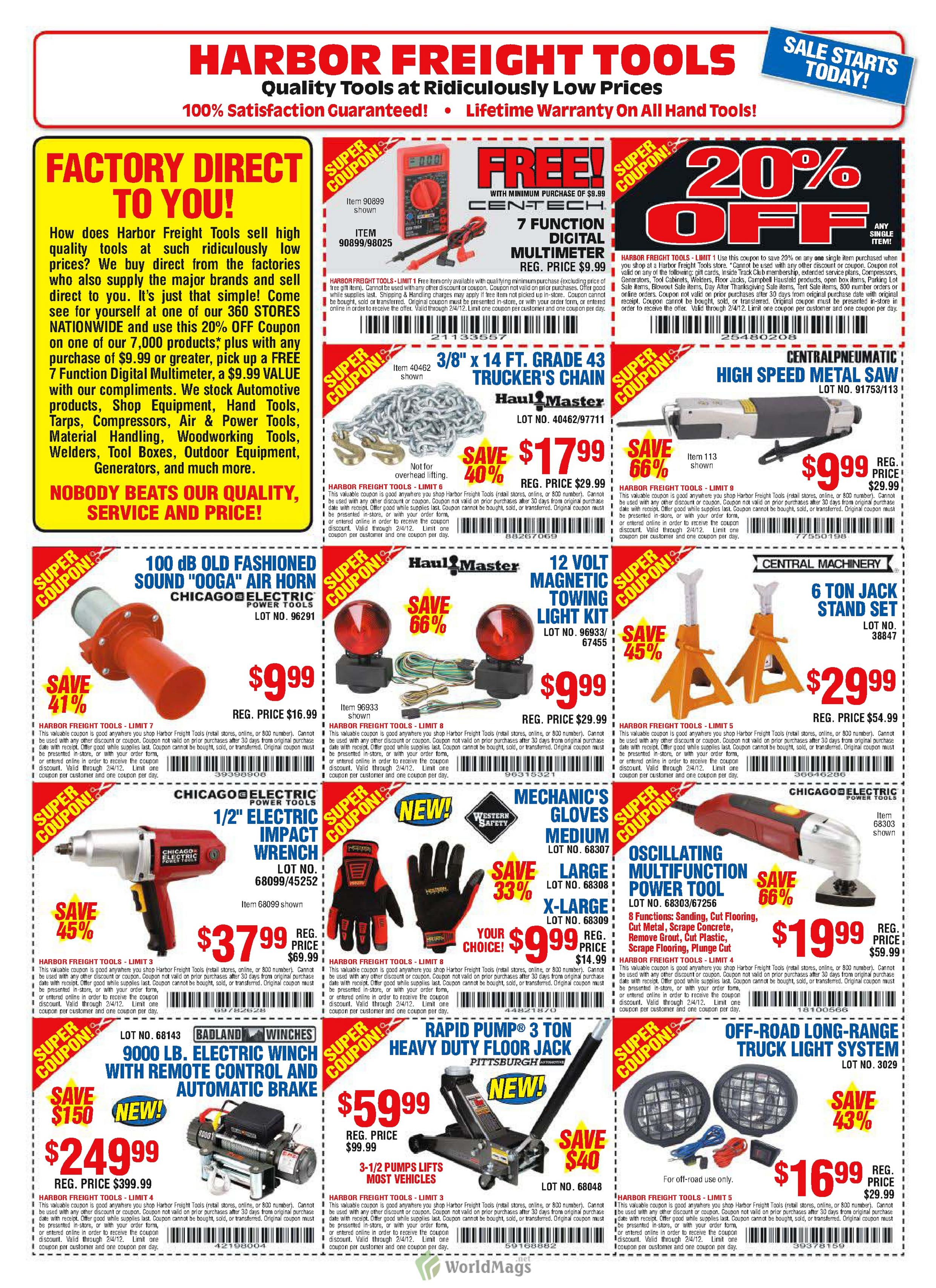 Harbor Freight Coupon Thread Page 152 Slickdeals Net