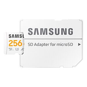 256GB Samsung PRO Plus microSDXC Sonic The Hedgehog + Adapter $20 