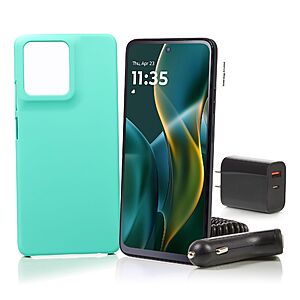 Tracfone Moto G 2025 5G 64GB w/1500 Talk/Text/Data, one year of service & Accessories - $59.99 + $5.50 shipping