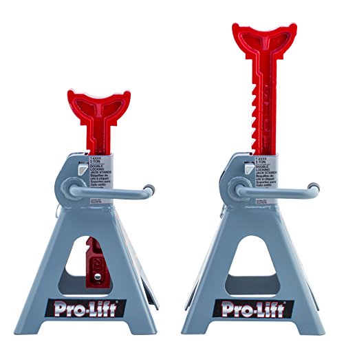 Pro-LifT T-6903D Double Pin Jack Stand - 3 Ton, 1 Pack, Grey - $29.99