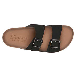 Costco Members Skechers Ladies Two Strap Sandal Black or Brown
