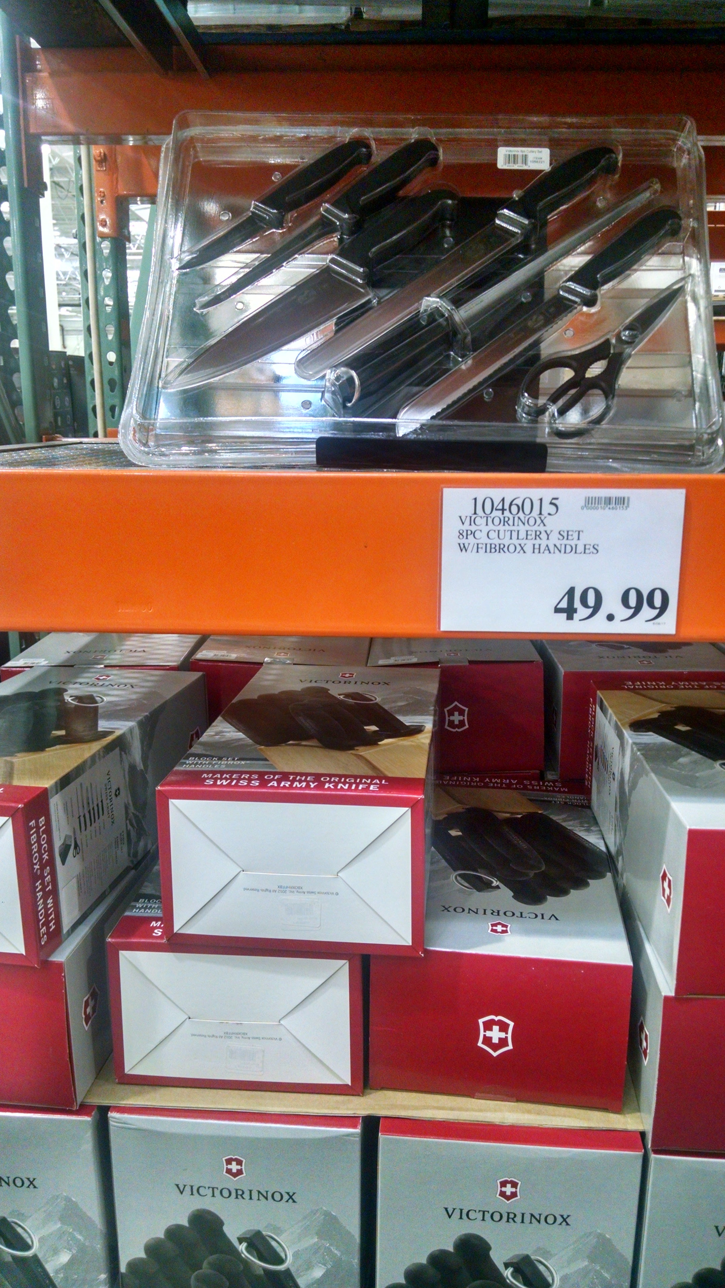 Victorinox 8-piece Knife Set, Costco, in-store, YMMV $50