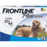 8-Count Frontline Plus Flea and Tick Dog Treatment for Dogs 23-44 lbs $8.20 + Free Store Pickup