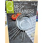 Miu Stainless Steel Mesh Strainers 3-Piece Set $10