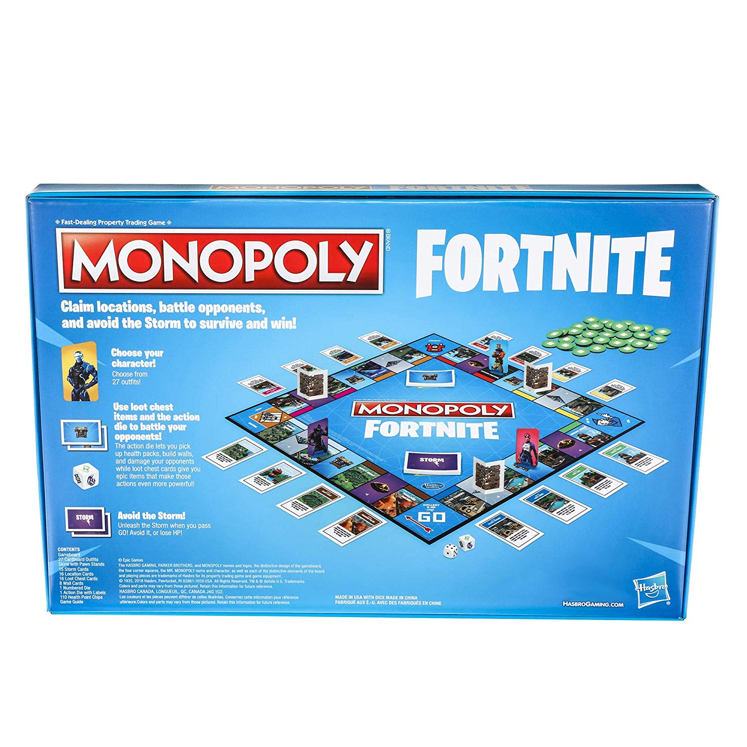 monopoly fortnite edition board game inspired by fortnite video game ages 13 and up 8 99 free shipping with amazon prime - fortnite character ages