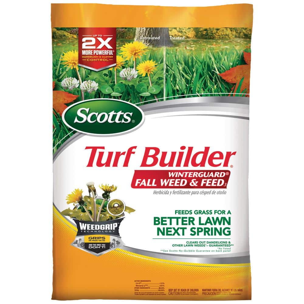 Home Depot 14.29 lbs. Scotts Turf Builder WinterGuard, 5,000 ...