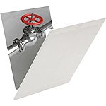 Fluidmaster 8"x 8" Click Fit Access Panel (White) $1.95