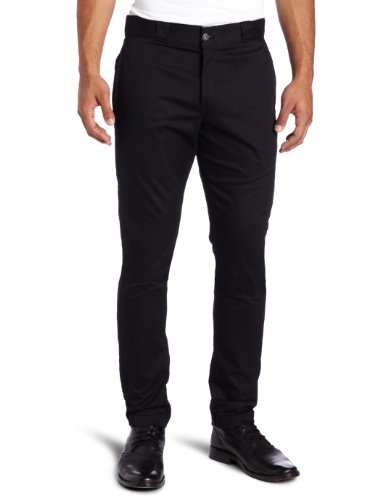 Dickies Men's Skinny Straight-Fit Work Pant (Color: Black) $16.93 @Amazon