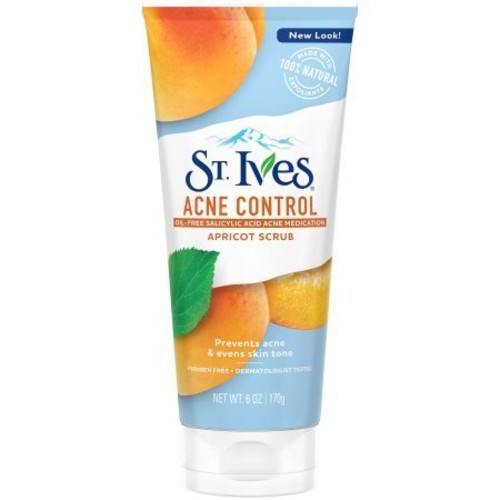 St. Ives Acne Control Medicated Apricot Scrub, 6 Oz (3 Pack) $7.48 @Amazon