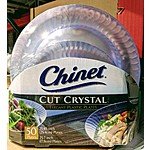 Costco B&amp;M: Chinet Cut Crystal Plastic Plates 50 ct - $1.97 - YMMV