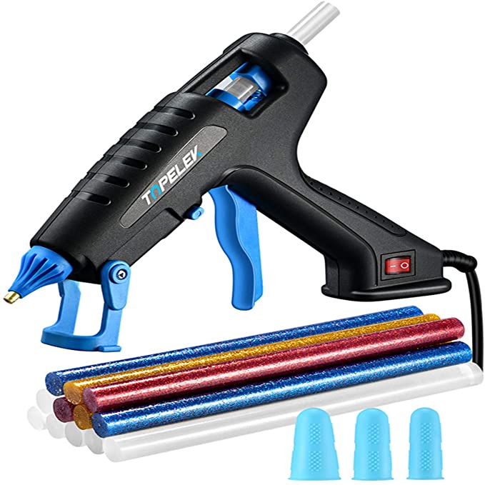 100W Glue Gun Kit with LED light for Home Quick Repairs, Heavy Duty Tasks $8.99 + FSSS