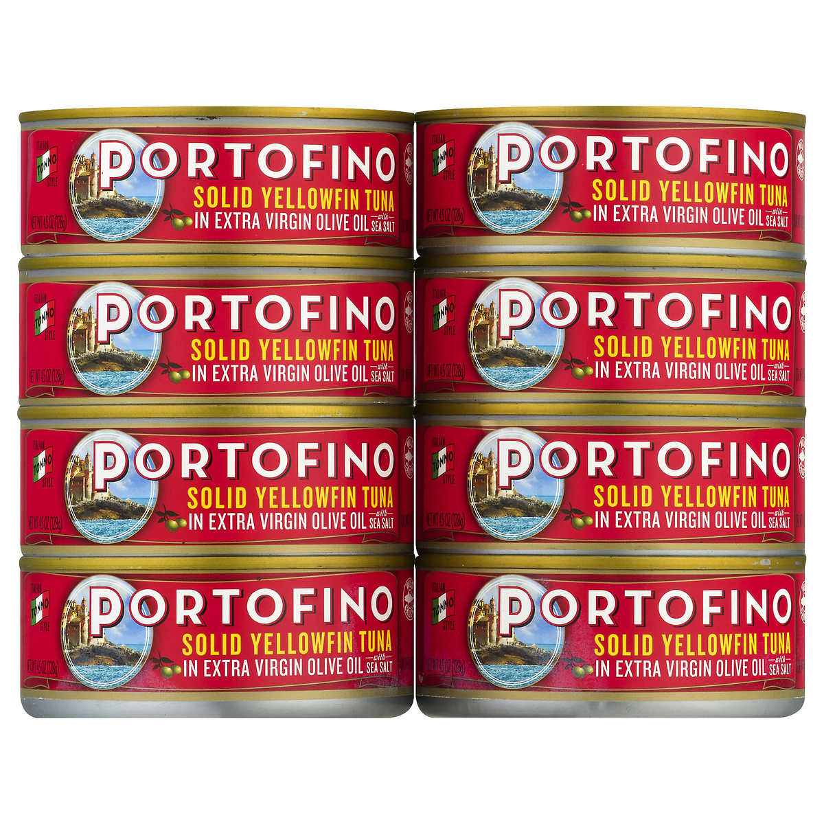 Costco Members Select Stores 8Count 4.5oz. Portofino Solid Yellowfin