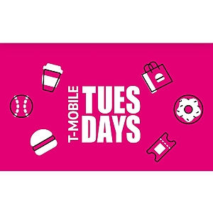 T-Mobile Customers T Life App * Starts 5/6/25 Local burgers, wings and sandwich perks, Shell, Little Caesars