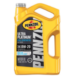 Pennzoil Ultra Platinum 0W-20 Full Synthetic Motor Oil, 5 Quart $17.31