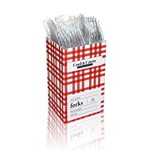 Plastic cutlery, 96 pieces for only $4.89