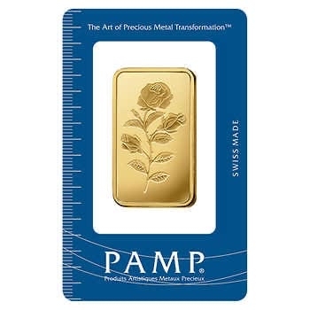 1 oz Gold Bar PAMP Rosa at Costco  - $1,939.99