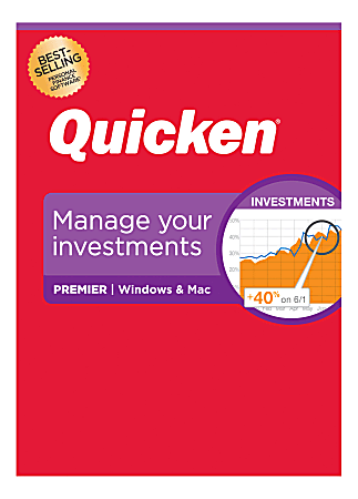 Office Depot - 40% off:  Quicken® Premier Personal Finance Software, 1-Year Subscription, For PC/Mac® $46.79