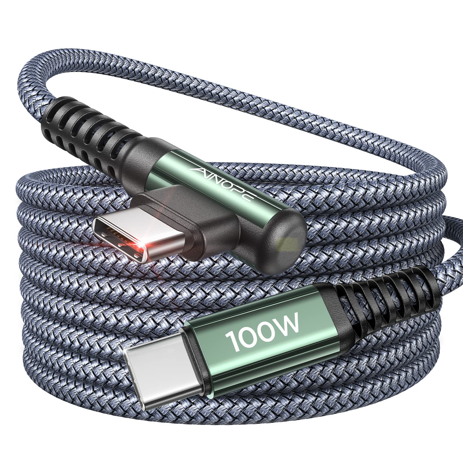 AINOPE 100W USB C to USB C Cable 10FT $5.97