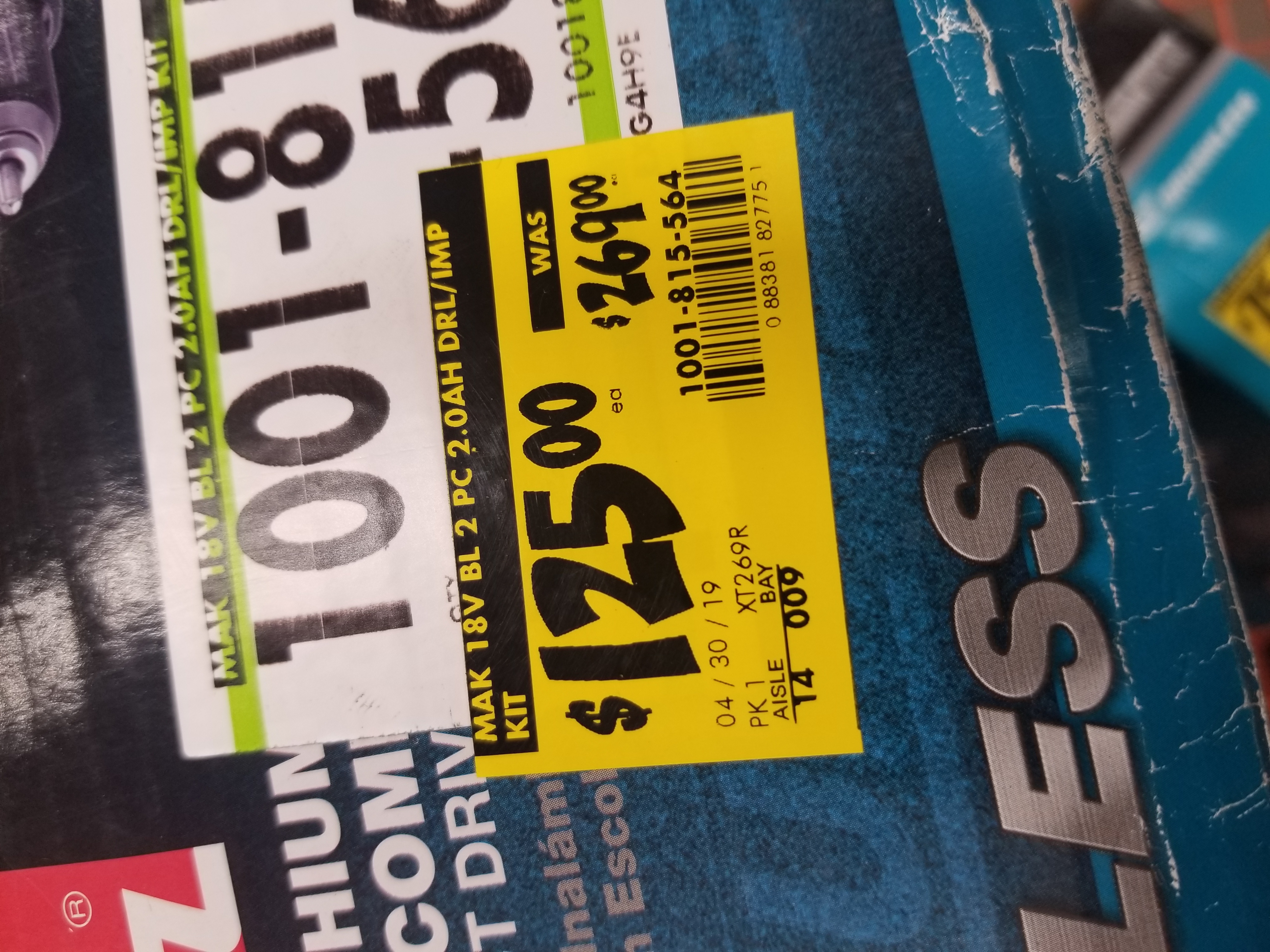 YMMV B+M Makita XT269R brushless hammer drill impact combo $125 and XSF03Z drywall screwdriver for $75at Home Depot.