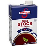 [$2.20] Swanson Beef Stock, 48 oz Carton