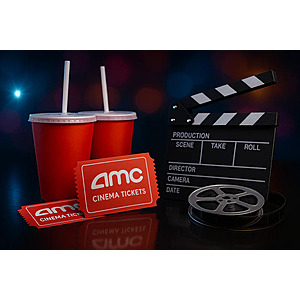 AMC Theatres Movie Experience For 2: 2x AMC Movie Tickets & 2x Drinks from 