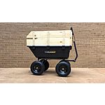Gorilla Carts 1200 lb Heavy-Duty Poly Yard Dump Cart GOR6PS $128+tax FS at Target