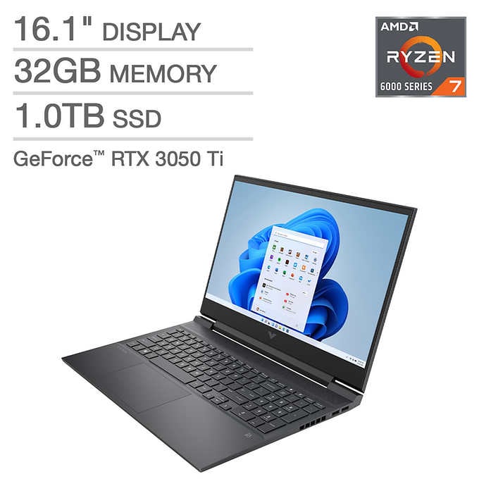 HP Victus Gaming Laptop -$999- AMD Ryzen 7 6800H - GeForce RTX 3050 Ti - 144Hz 1080p - Windows 11