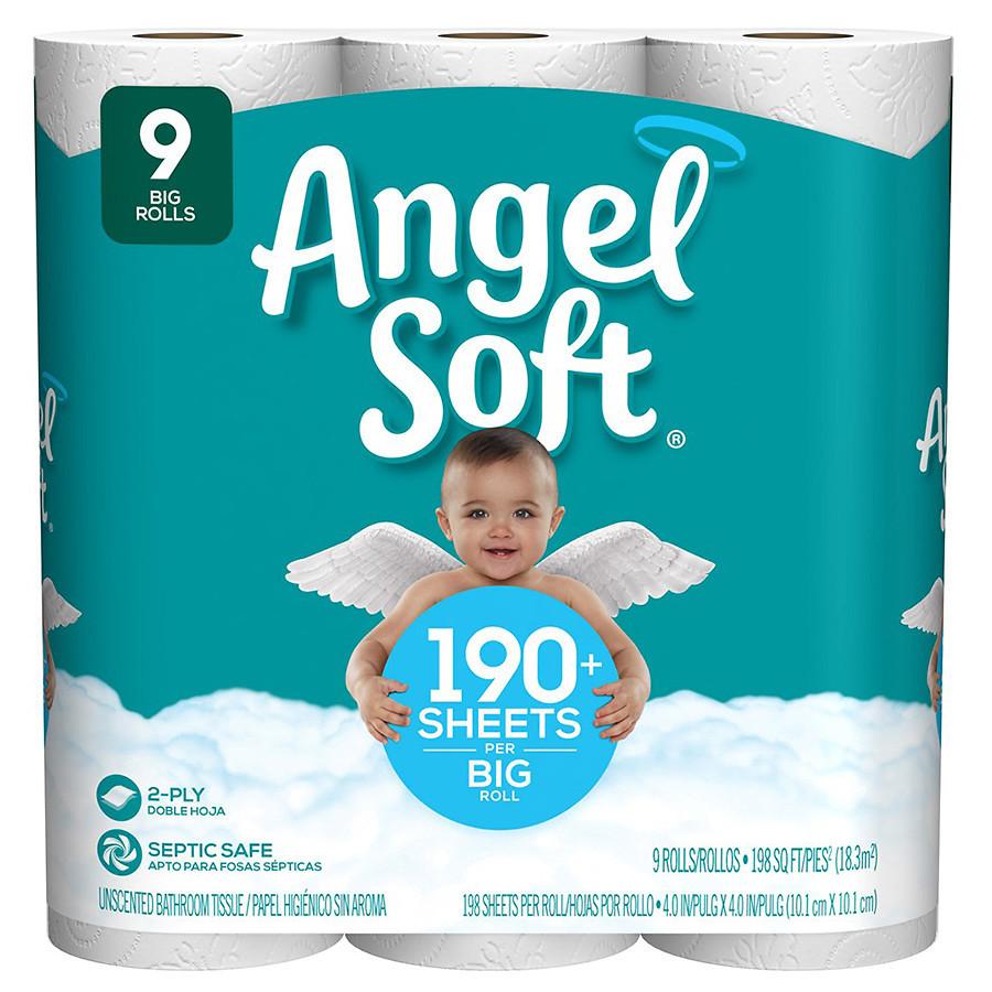 Angel Soft Bathroom Tissue 9 Big Rolls 1 99 Slickdeals Net
