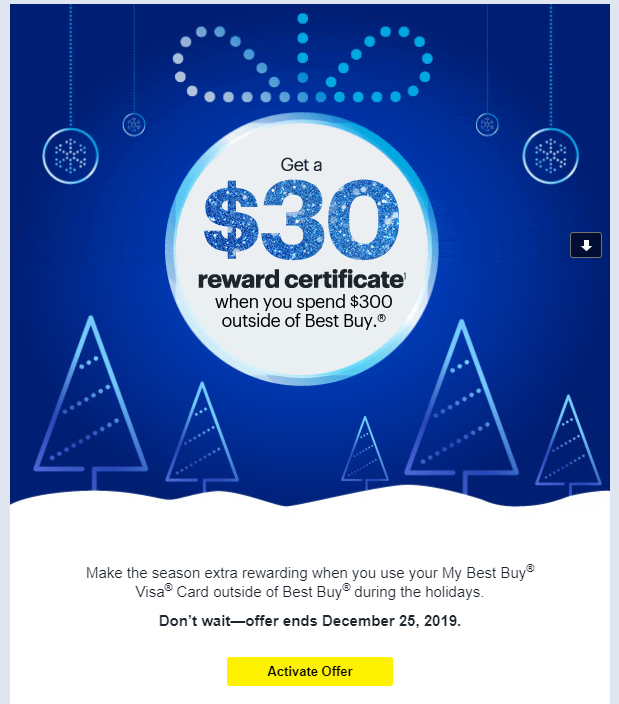Ymmv My Best Buy Visa Cardholders Spend 300 Outside Best