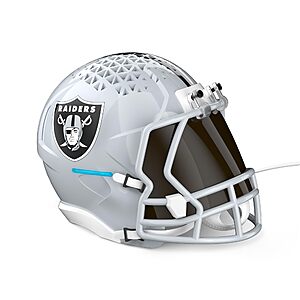 NFL Echo Dot Bundle: Includes Echo Dot | Charcoal and Limited-Edition NFL Helmet Stand