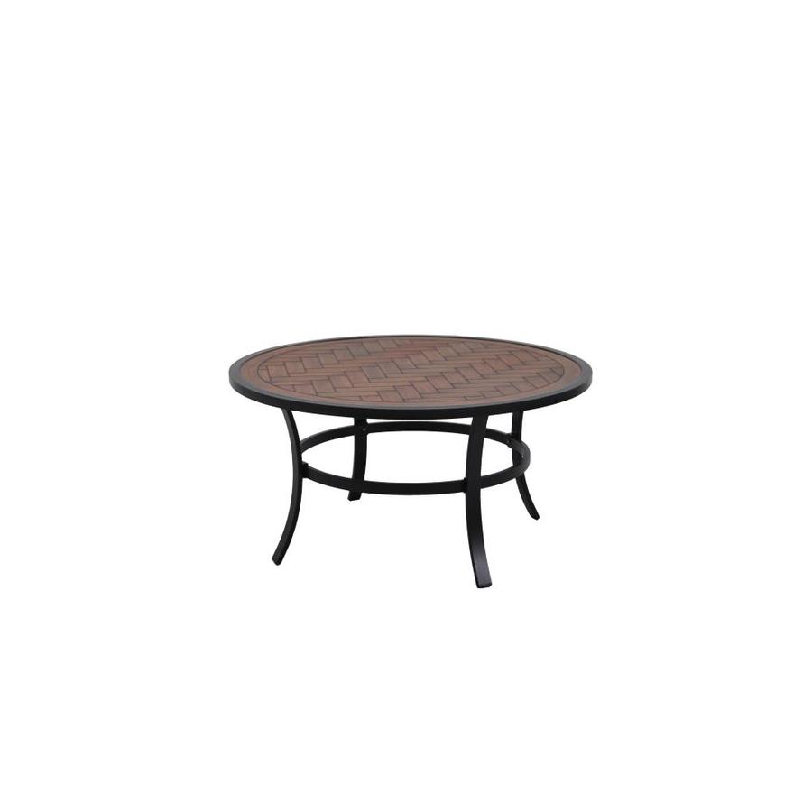 Select Lowe S Store Allen Roth Round Patio Coffee Table 38 In