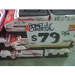 Homelite chainsaw at home depot  $80.00 YMMV