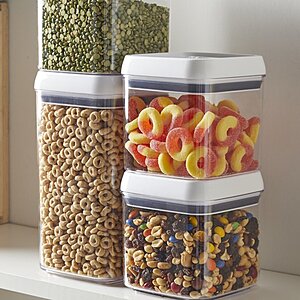 Better Homes & Gardens Flip-Tite Square Food Storage Container, 10 Cup - Set of 2