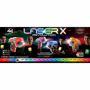 Costco Members 4 Player Laser X Revolution Laser Tag Blaster Set
