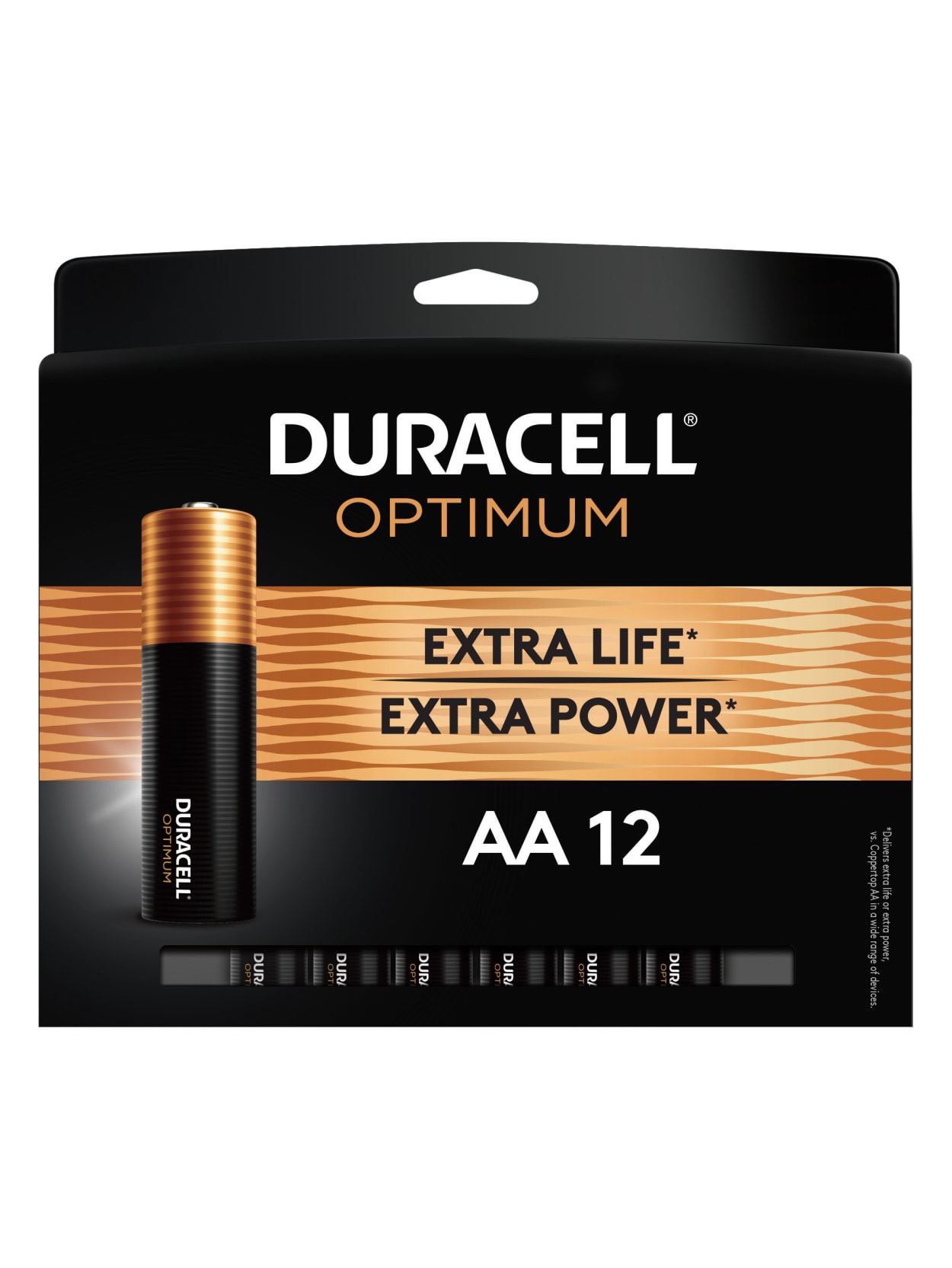 Duracell 12Pack AA/AAA Optimum Batteries + 100 Back in Rewards