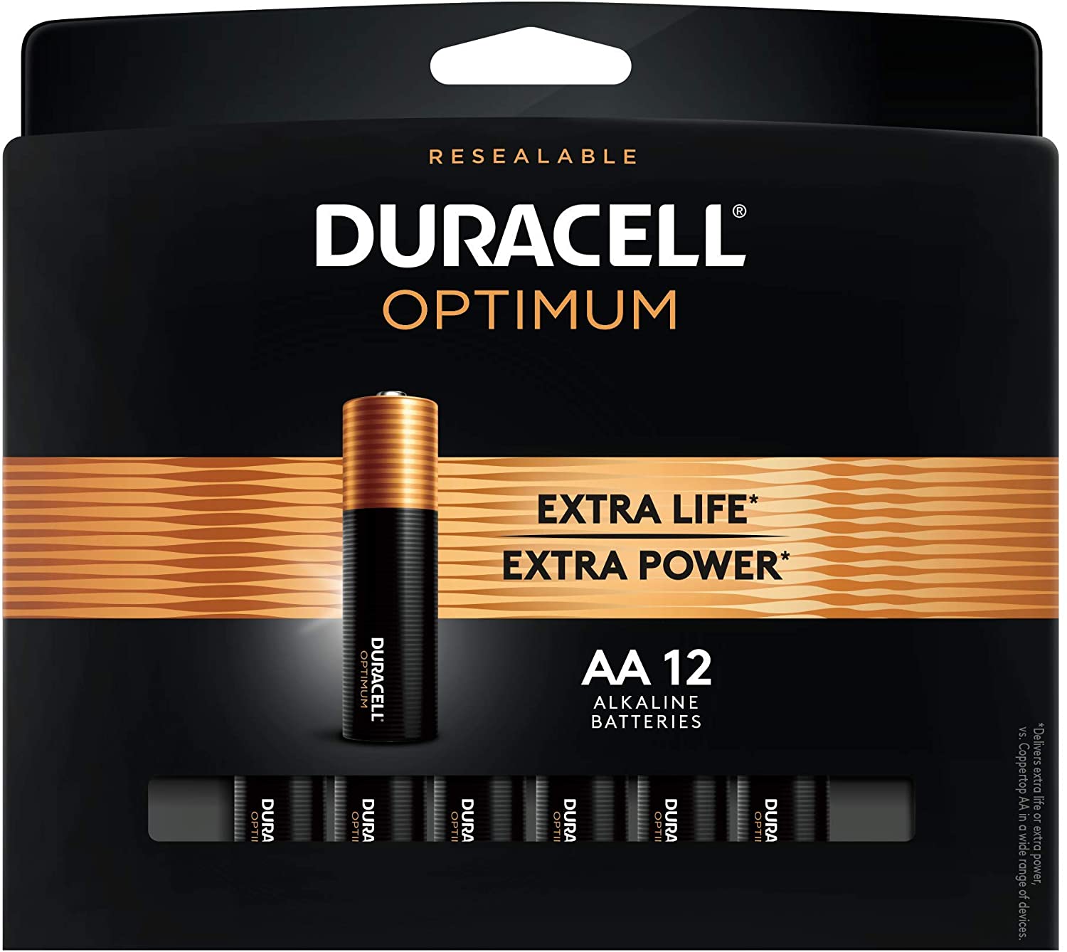 100% back in OD Rewards on Duracell Optimum AA or AAA12 pack