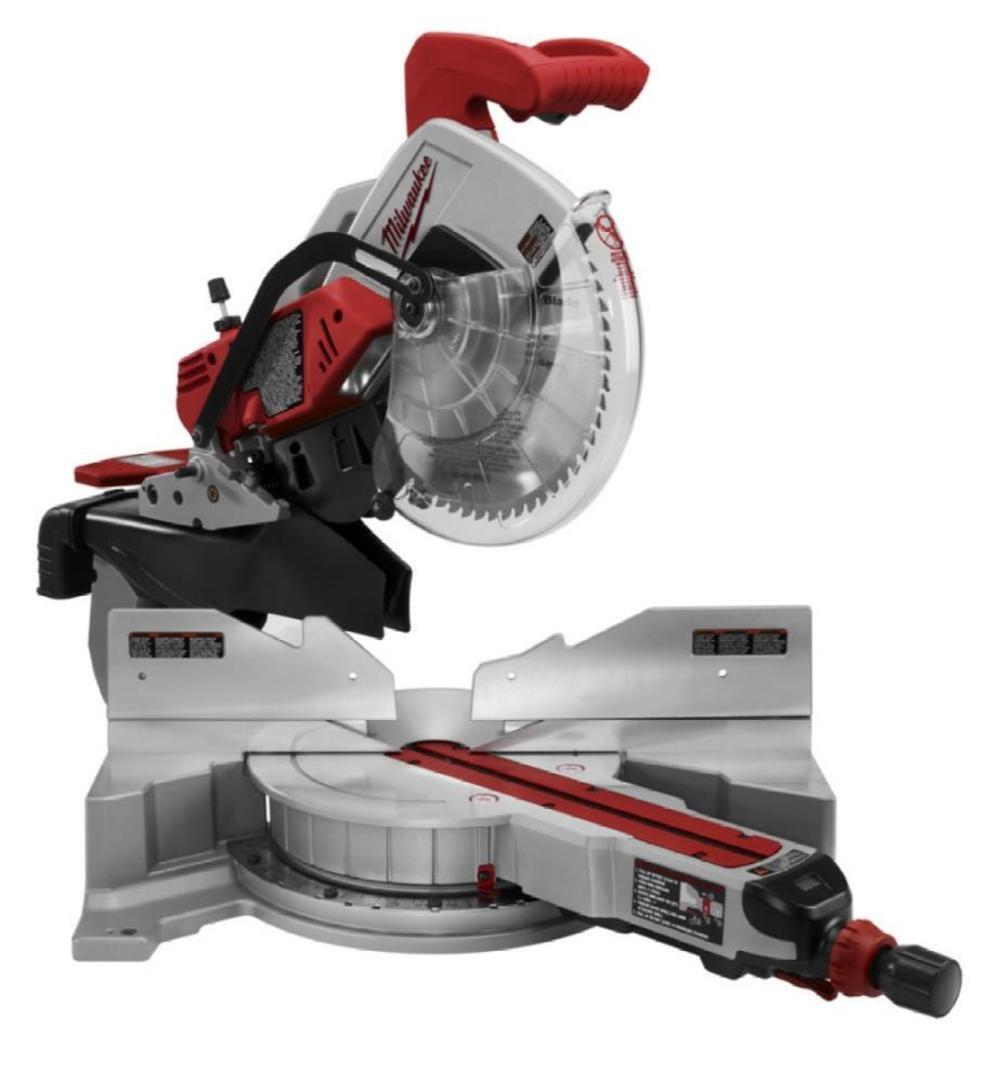 Milwaukee factory certified refurbished 12in dualbevel sliding compound miter saw 392