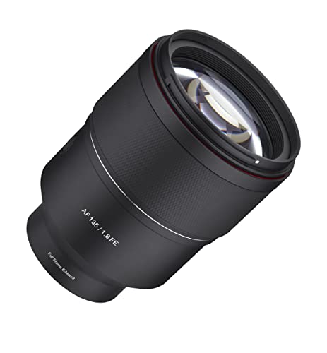 Samyang 135mm F1.8 AF Full Frame Auto Focus Telephoto Lens for Sony E Mount Cameras (SYIO13518-E) $801.92