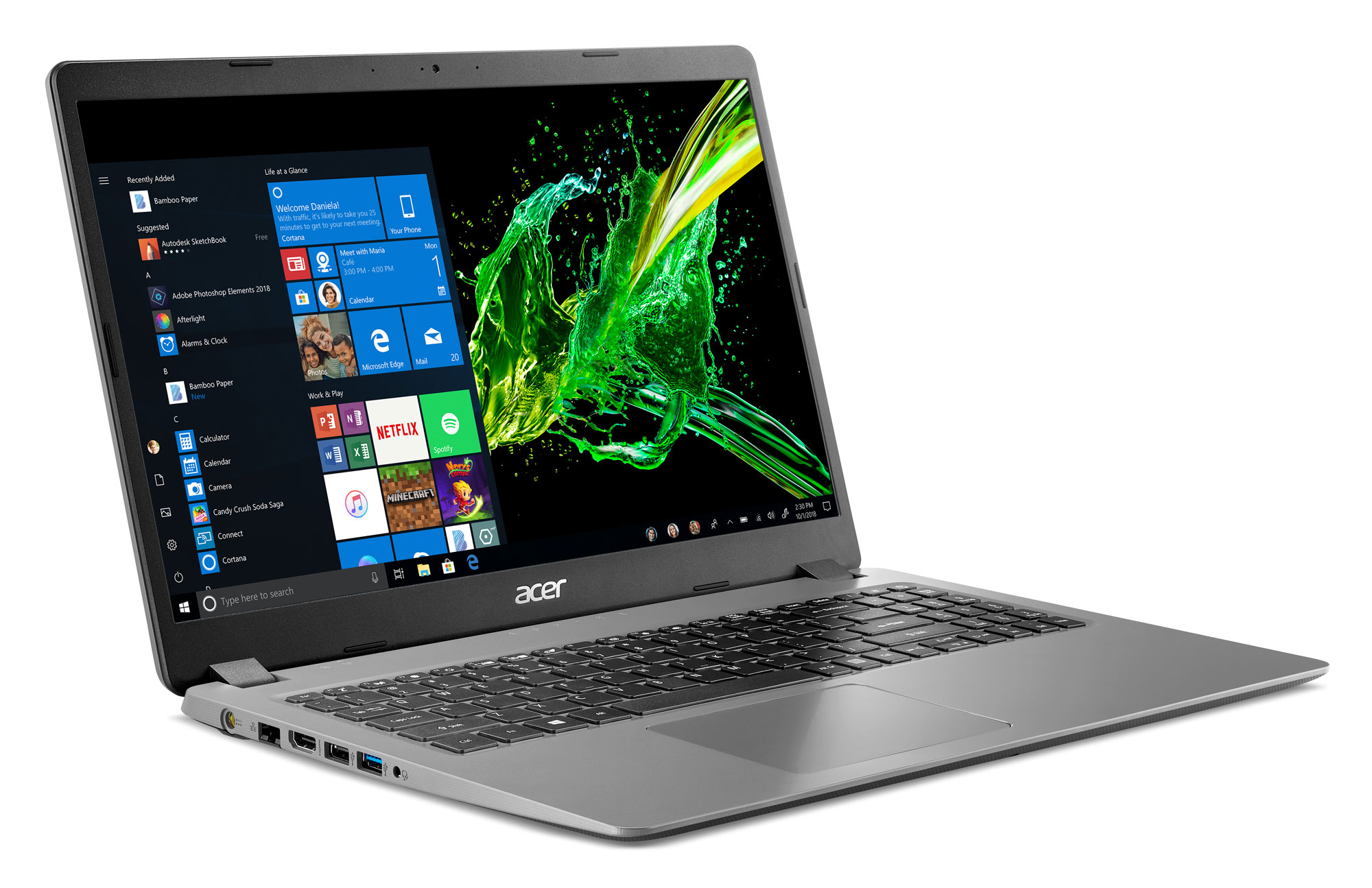 Acer A315-56-594W i5-1035G1-8GB-DDR4-256GB-NVMe-SSD $398.96
