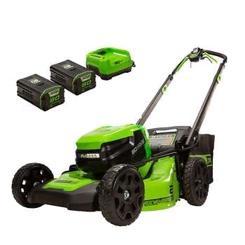 Greenworks 80v Self propelled lawn mower with (2) 4AH batteries - $499