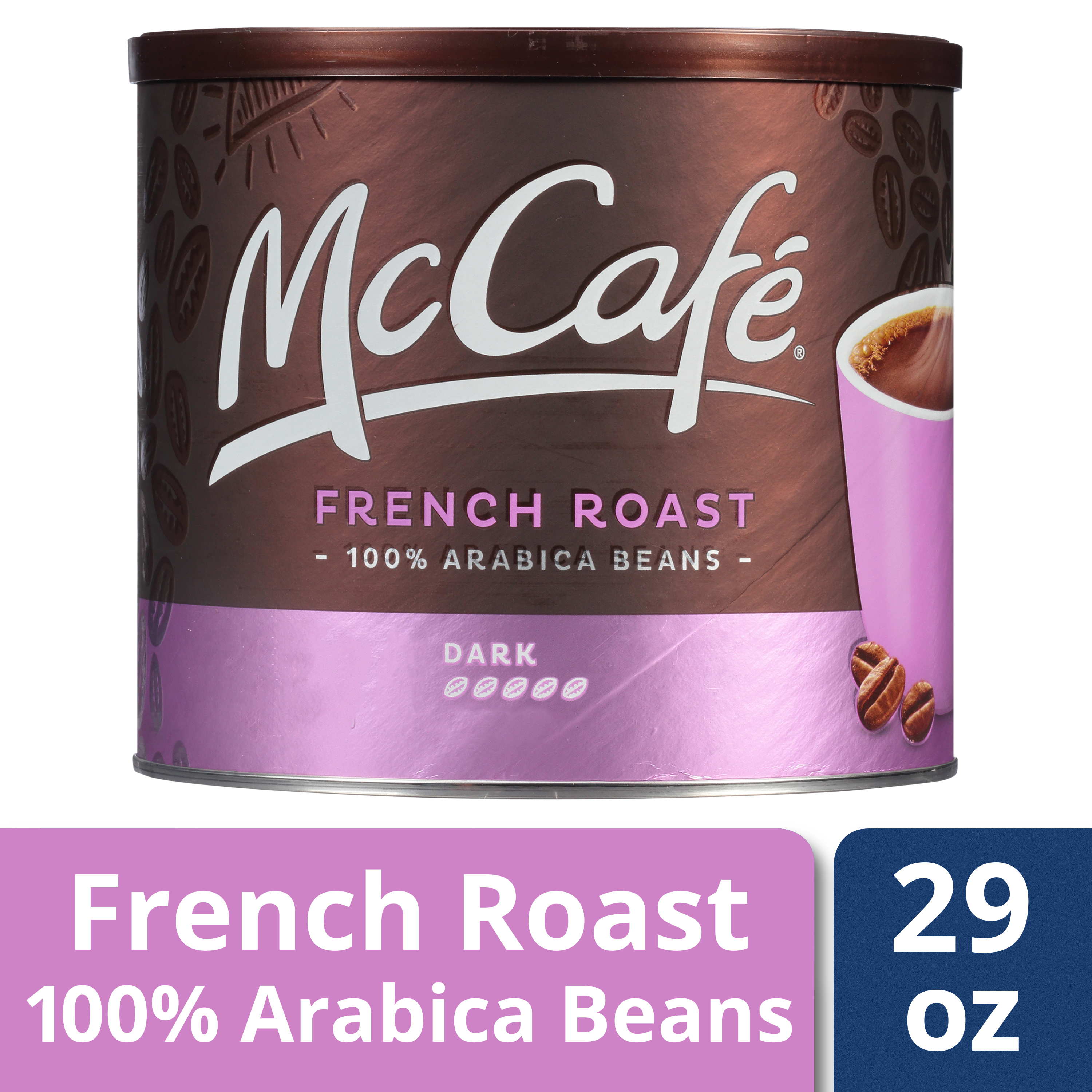 2-Pack 29oz McCafe French Roast Dark 100% Arabica Beans Ground Coffee $11.77