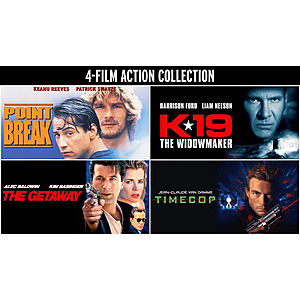 Point Break + K-19: The Widowmaker + The Getaway + Timecop (Digital HD Films) 