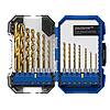Kobalt 14 -Piece Assorted x Titanium coated HSS Jobber length Twist Drill Bit Set $5.92  or Black and gold coated $6.22 @lowes YMMV