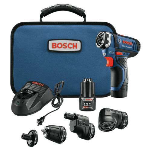 Bosch 12V Max 5-In-1 Drill Driver Sys GSR12V-140FCB22-RT Certified Refurbished $106.99 @ebay