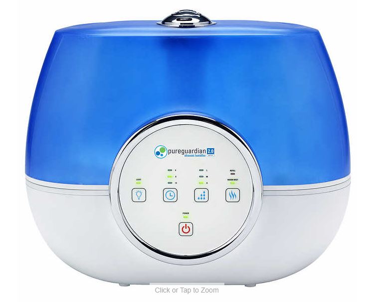 Costco Member : PureGuardian 120-Hour 2-gallon Ultrasonic Warm and Cool Mist Humidifier with Aroma Tray $59.99 @costco starts on 10/25/21