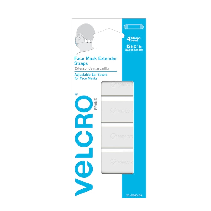 VELCRO Brand 4-Pack Reusable Not Rated One Size Fits Most All-purpose Face Mask Extender $0.95 @lowes YMMV in store only