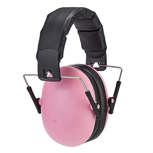 Amazon Basics Kids Ear-Protection Safety Noise Earmuffs, Pink $5.80 @amazon
