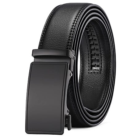 Sendefn Men's Automatic Ratchet Slide Leather Belt $5.99 AC @amazon