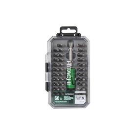 Hitachi 60-Piece Shank Screwdriver Bit Set $3.74 @lowes YMMV
