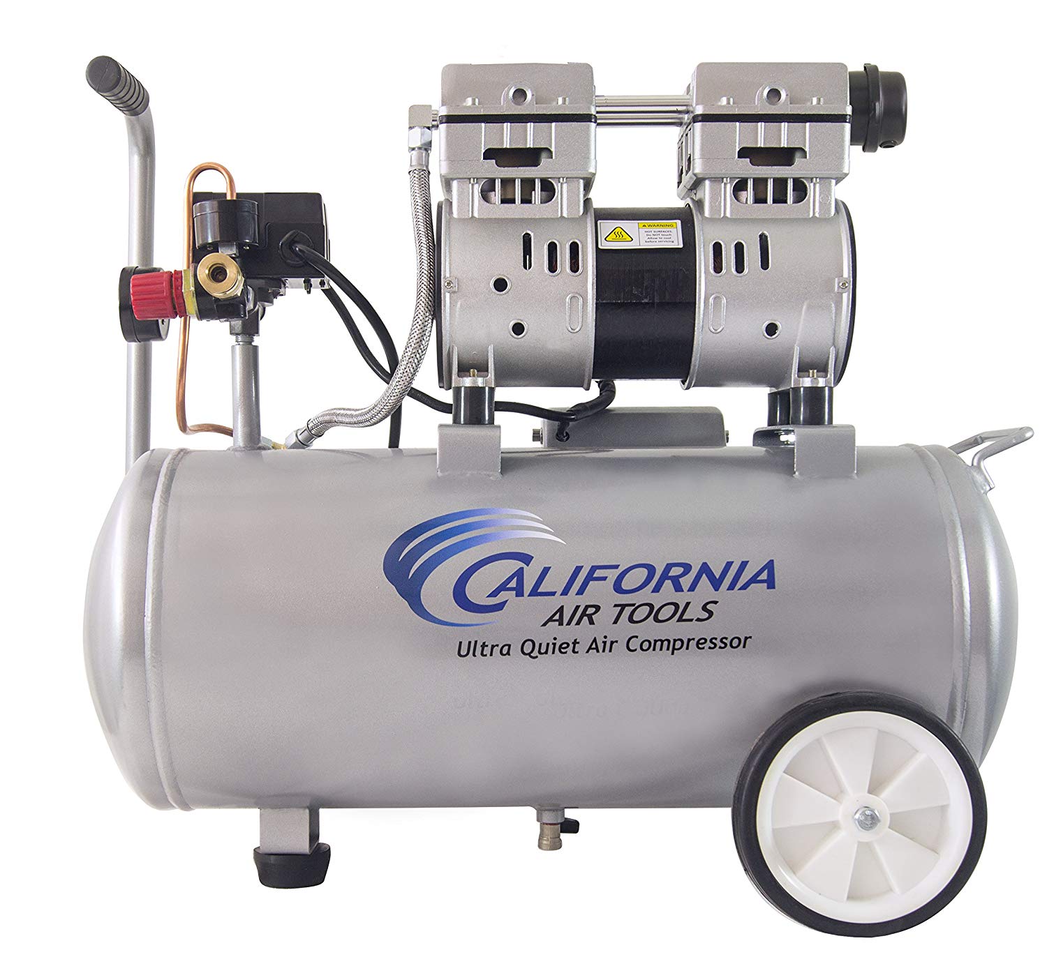 California Air Tools 8010 Ultra Quiet & Oil-Free 1.0 hp Steel Tank Air Compressor, 8 gal, Silver $143.49 @amazon